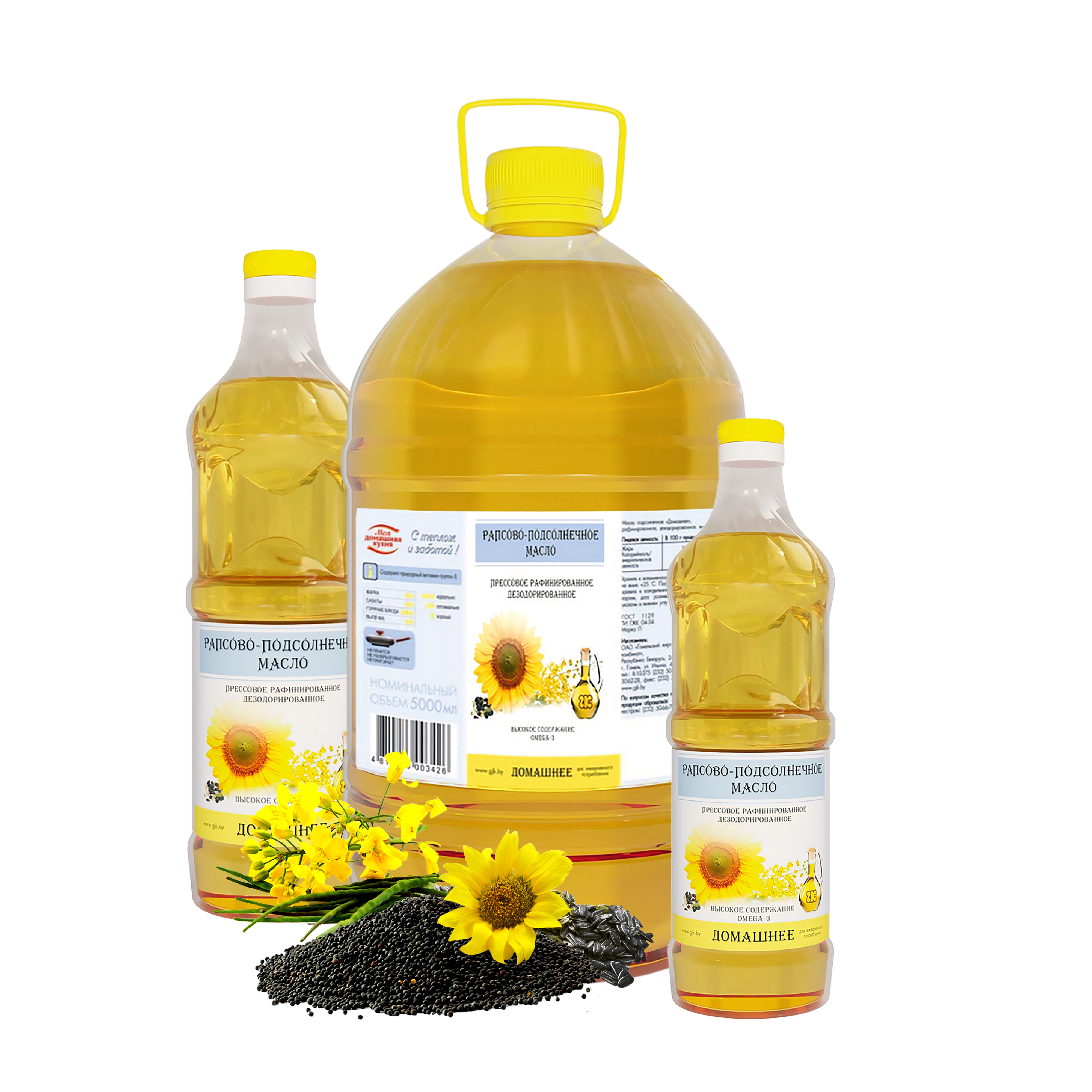 Rapeseed and sunflower oil in bulk