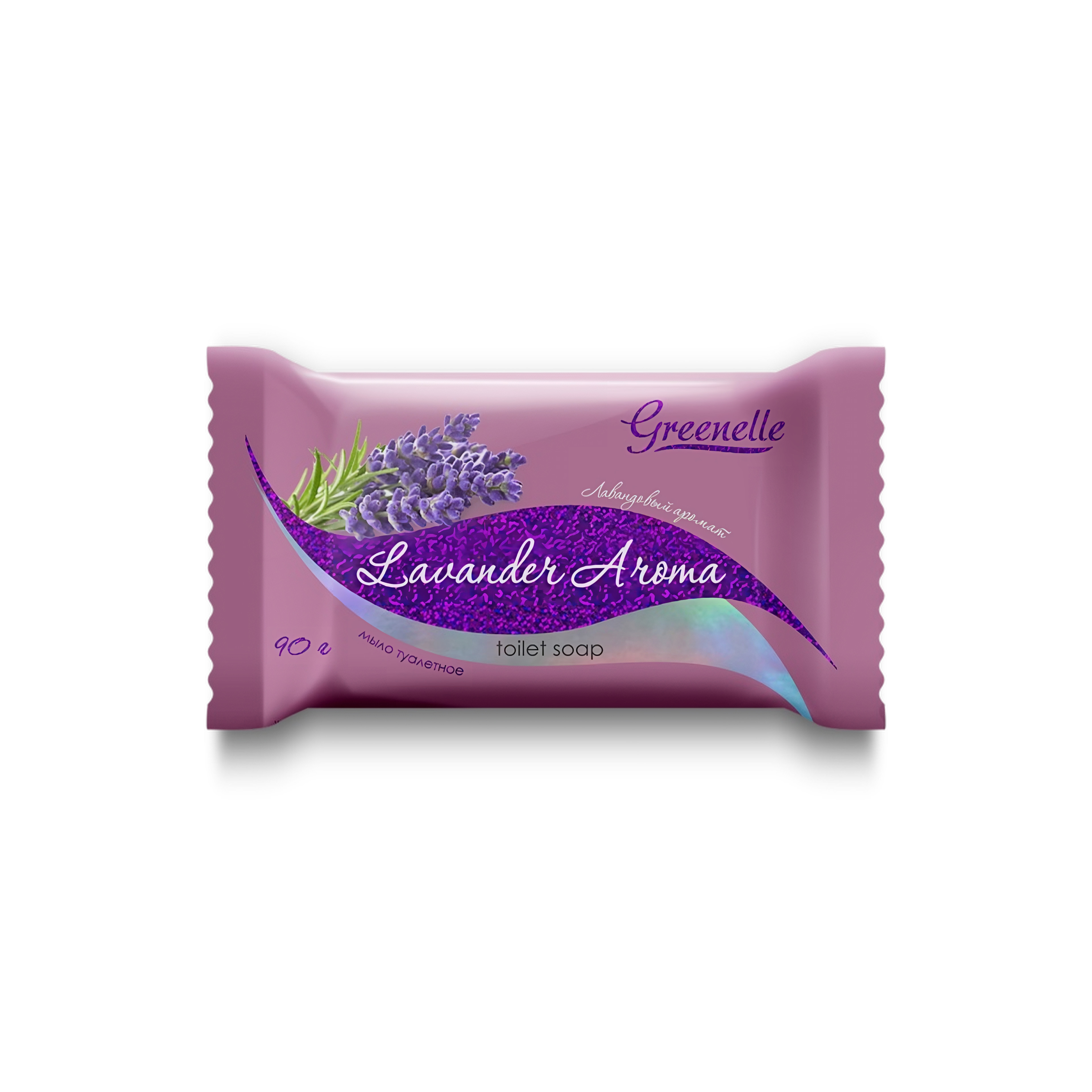 Lavender scent flowpack soap 90 grams