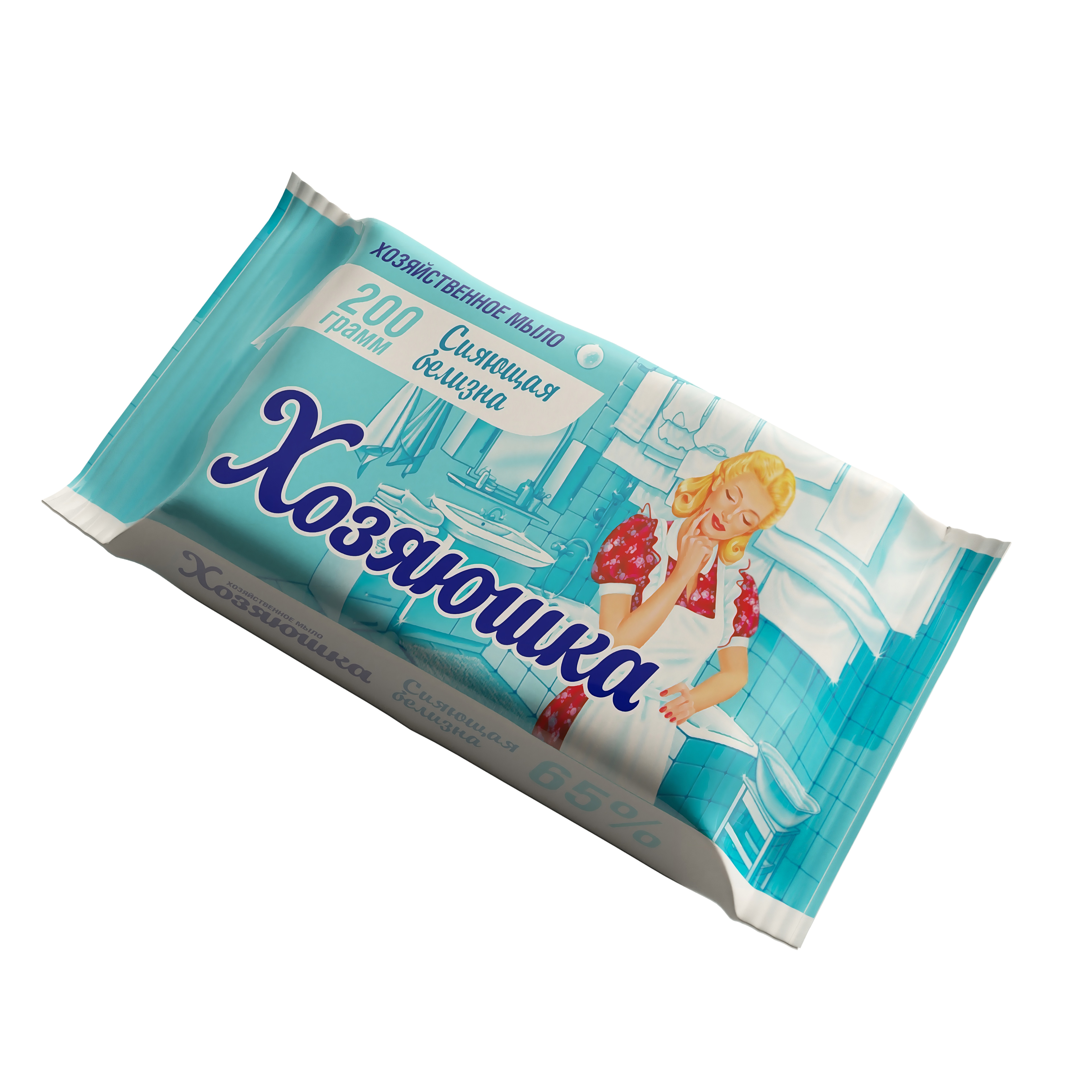 散装洗衣皂Hozyayushka 65%闪亮的白度